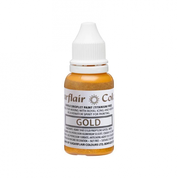 Peinture alimentaire dor�e