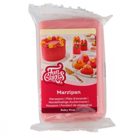 Pâte d'amande rose clair 250 g