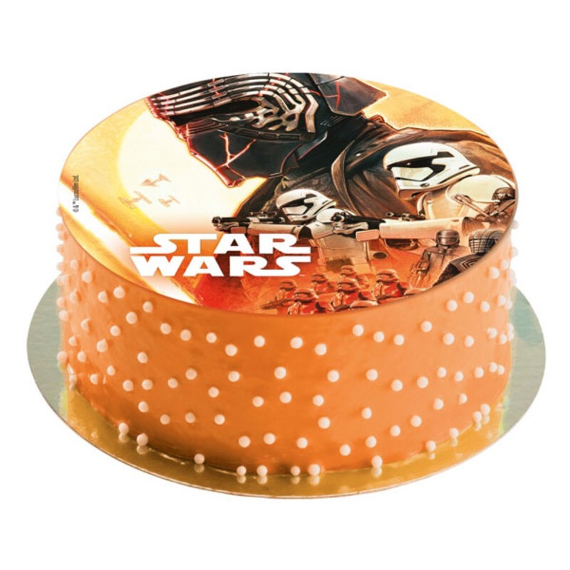 Disque gâteau Star Wars en azyme - 20 cm