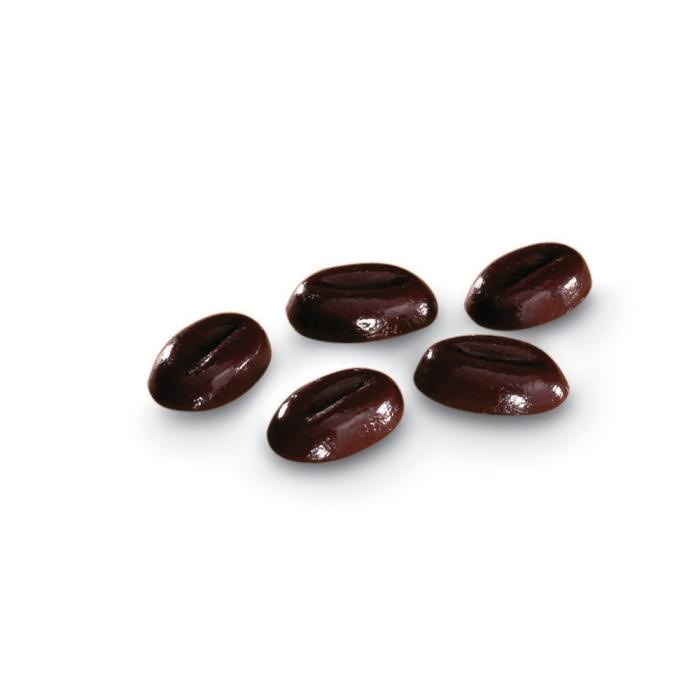 Décor en chocolat : grains de café en chocolat 100 gr