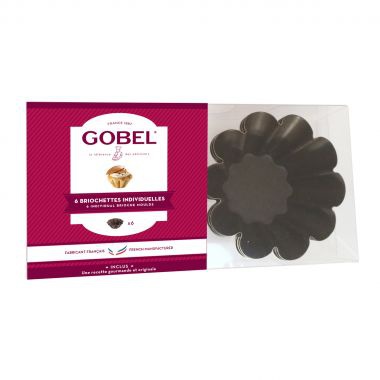 6 moules � brioche 10cm