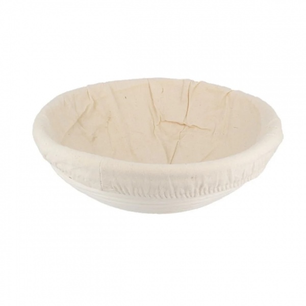 Banneton rond pain 1000 g avec lin