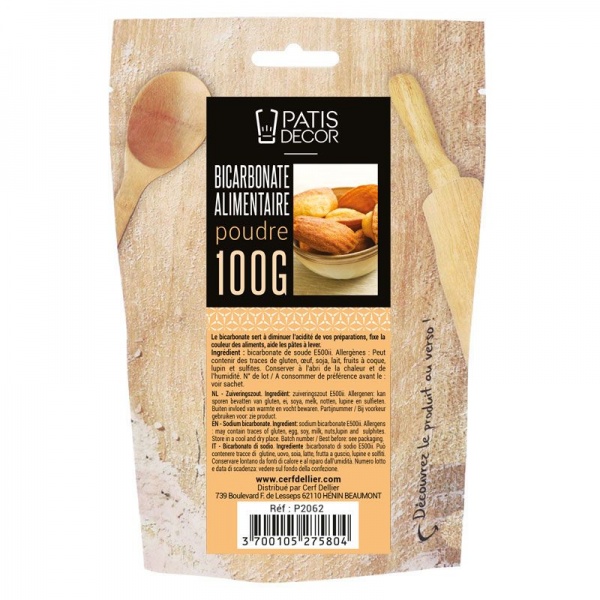 Bicarbonate alimentaire 100 g