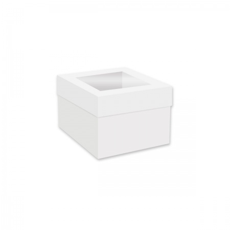 Bo&icirc;te &agrave; bento cake 15cm, hauteur 15 cm avec vitrine