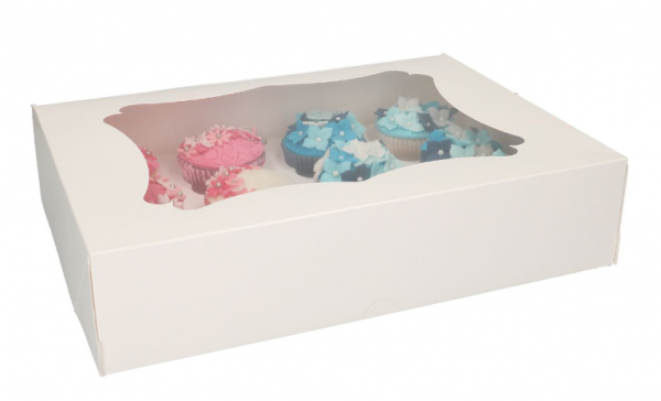 Boite � cupcakes vitrine x12