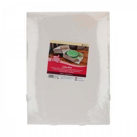 Boîte à gâteau côté 32 cm, hauteur 11,5 cm