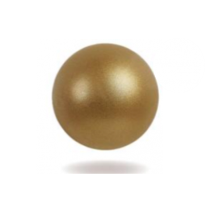 Boule en chocolat x 2 dorée