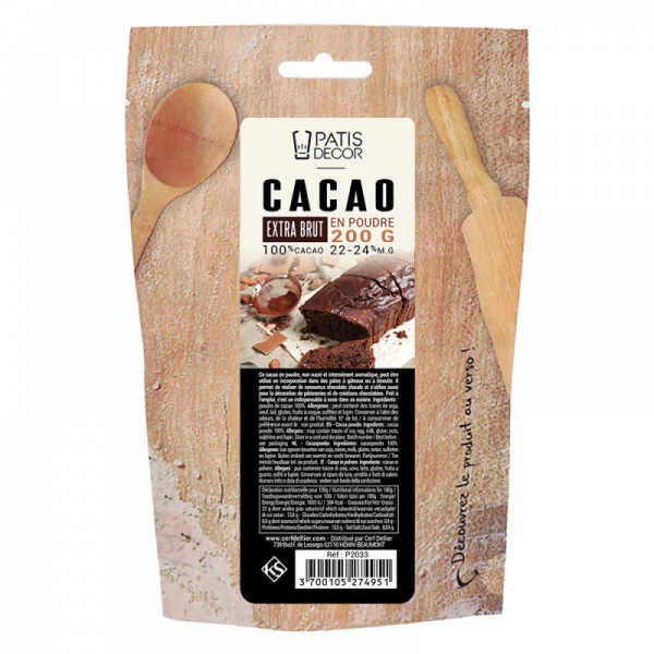 Cacao en poudre 200g