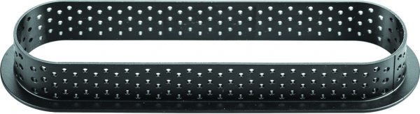 Cadre oblong � tarte perfor� 14,5 cm