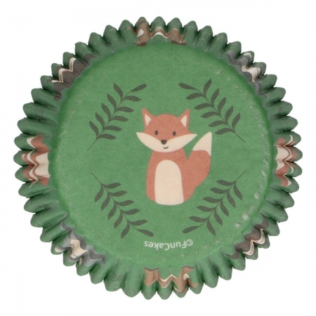 Caissettes à cupcakes animaux de la forêt