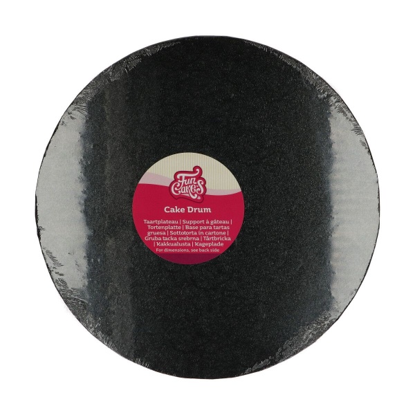Cake drum rond 30,5 cm noir