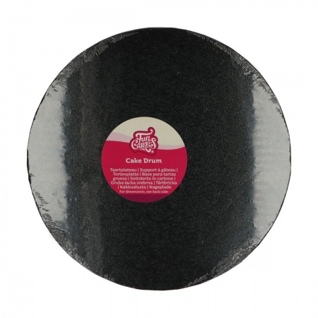 Cake drum rond 30,5 cm noir
