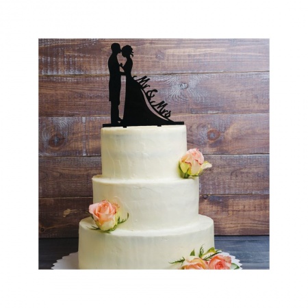 Cake topper mariage Mr et Mrs
