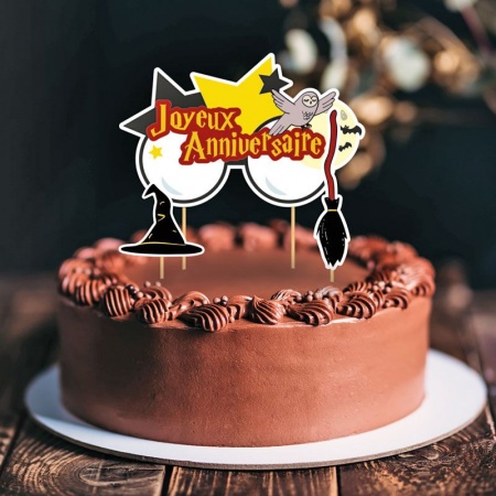 Cake topper Sorcier, Harry Potter