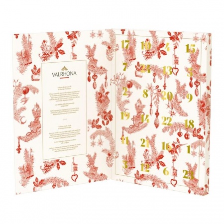 Calendrier de l\'avent chocolat Valrhona