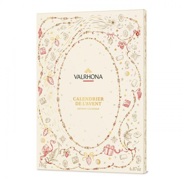 Calendrier de l\'avent chocolat Valrhona