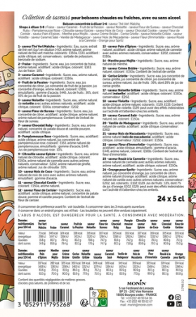 Calendrier de l\'avent Monin