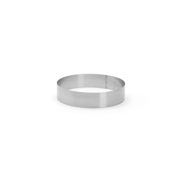 Cercle � flan perfor� 20 cm hauteur 4,5 cm