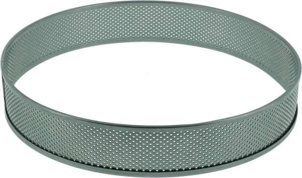 Cercle � tarte perfor� haut 18cm