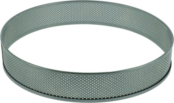 Cercle � tarte perfor� haut 18cm