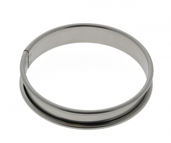 Cercle � tarte rond 6cm en inox