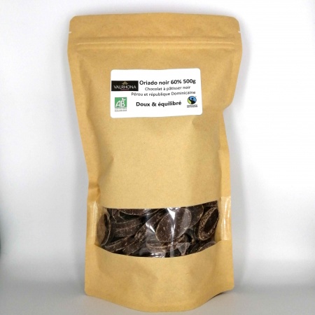 Chocolat noir bio Oriado