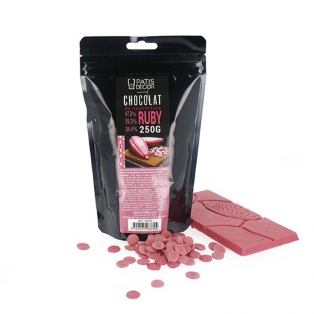 Chocolat ruby 250 g