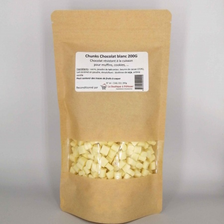 Chunks chocolat blanc 200 g