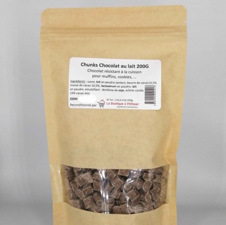 Chunks chocolat lait 200 g