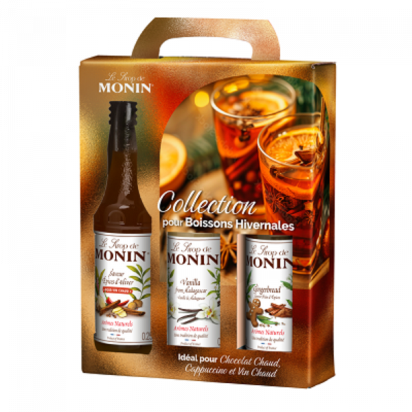 coffret sirop boissons d\'hiver 3 x 25 cl