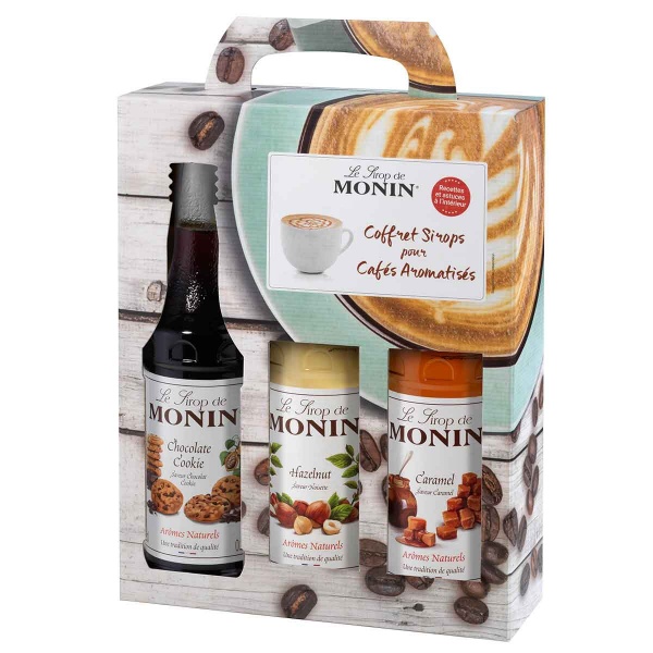 coffret sirop caf� gourmand 3 x 25 cl