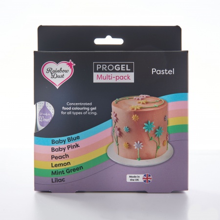 Colorant en gel ProGel x 6 Pastel