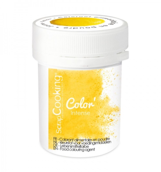 Colorant poudre jaune intense main image 0