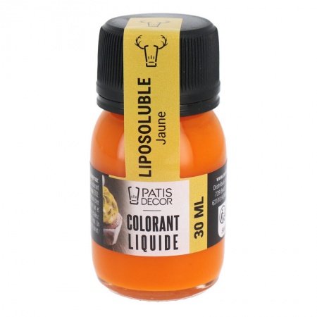 Colorant liquide liposoluble jaune 30 ml