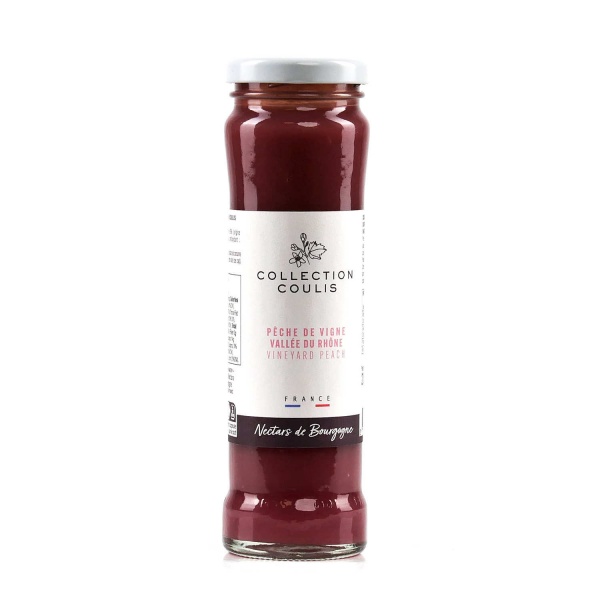 Coulis de p�che de vigne 210g