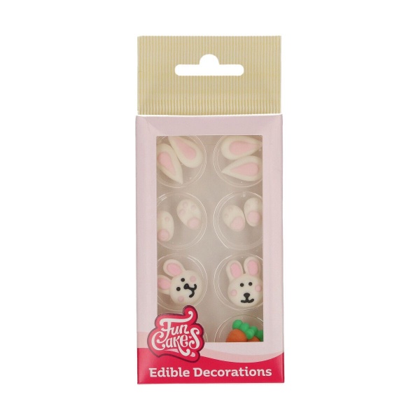 D�coration lapin et carotte x 16