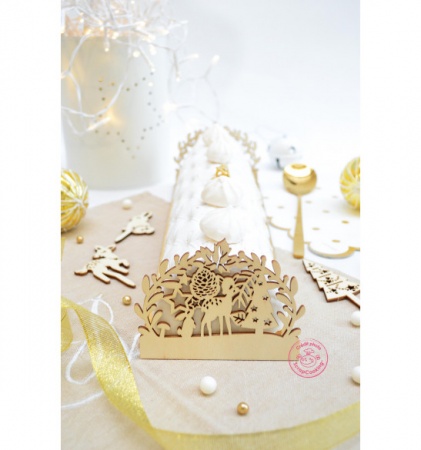 Embout de bûche en bois
