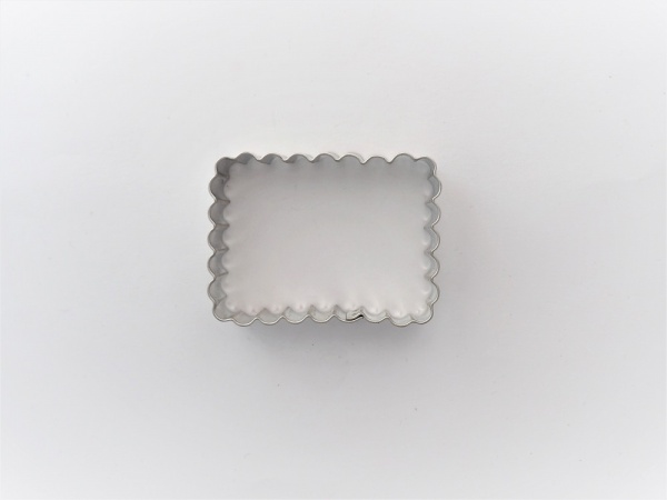 Mini emporte-pièce carré cannelé 1,5'' en métal Emporte-pièces -  France