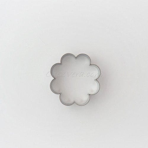 emporte pi�ce rond cannel� fleur
