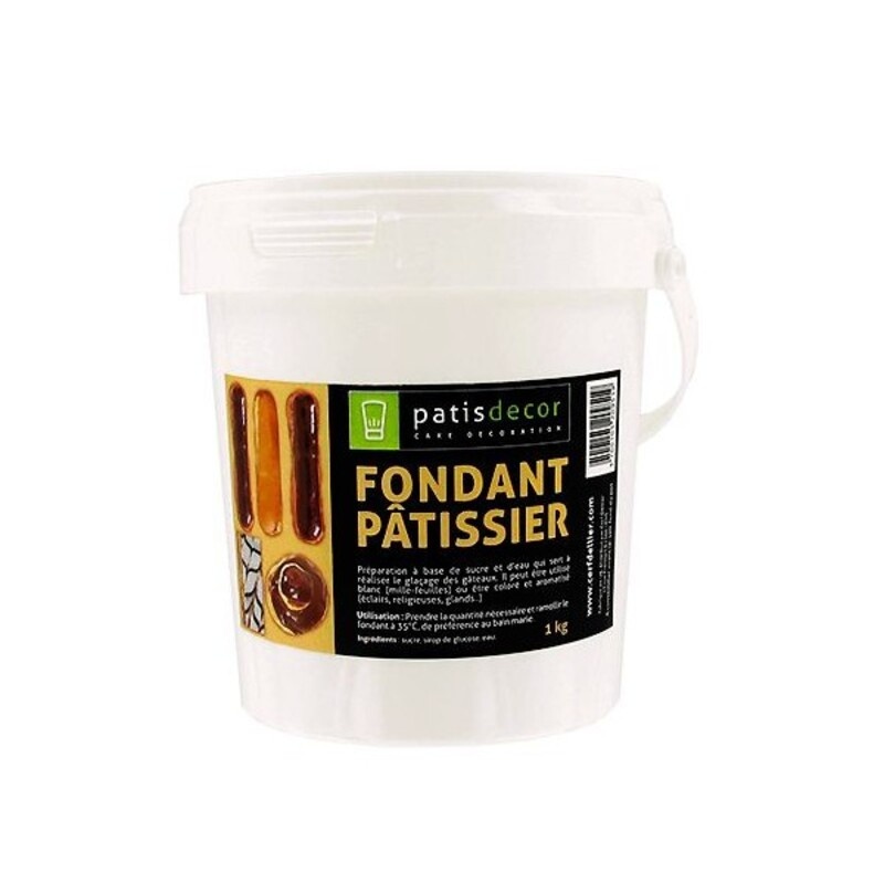 Fondant blanc à pâtisser 1 kg