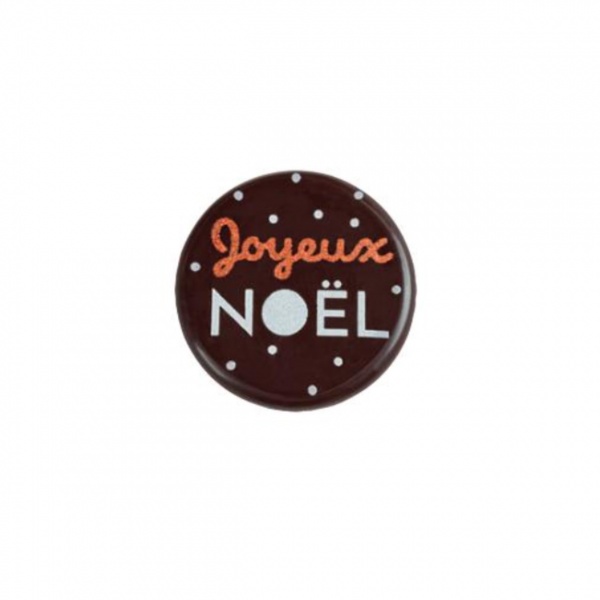 Joyeux No�l en chocolat noir
