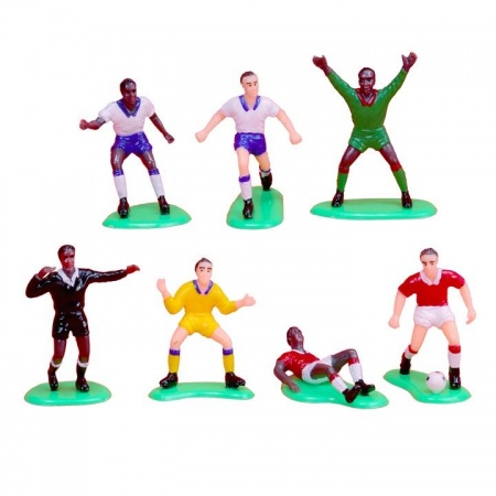 Kit de décor thème football, figurines et buts