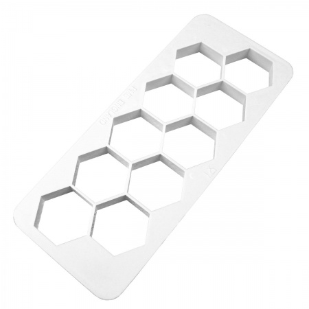 Lot de 3 emporte pièces hexagones Multicutter