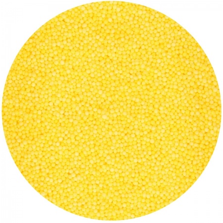Mini perle jaune en sucre