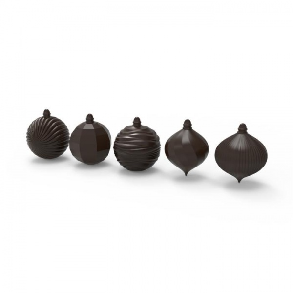 Moule � chocolat boules de No�l