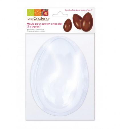 Moule à chocolat en plastique oeufs 8 cm