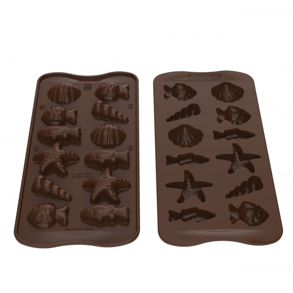 Moule � chocolat en silicone friture