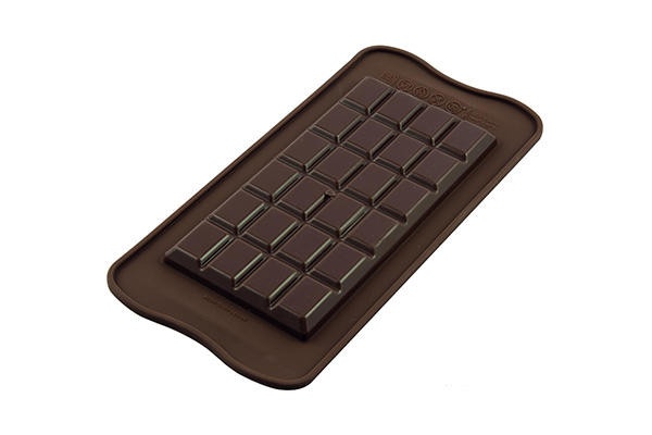 Moule � chocolat en silicone tablette classique
