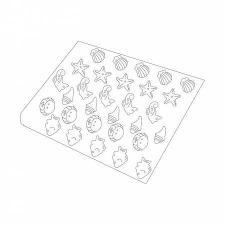 Moule &agrave; chocolat fritures