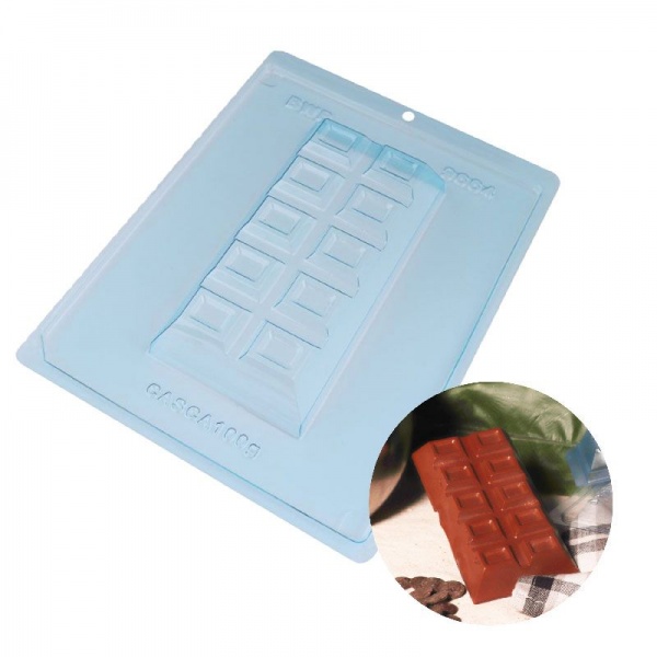 Moule � chocolat grande tablette en 3 parties